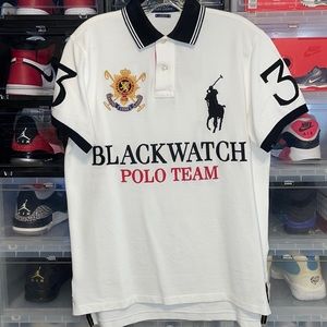 BlackWatch Polo Team by Ralph Lauren Custom Fit M.